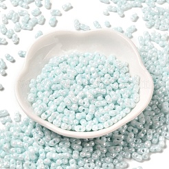 Opaque Colours Luster Glass Seed Beads&nbsp;SEED-B001-01A-02