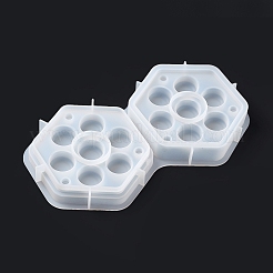 DIY Hexagon Dice Storage Box Food-grade Silicone Molds&nbsp;LS-SIMO-D001-01