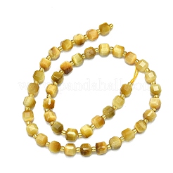 Natural Gold Tiger Eye Beads Strand&nbsp;G-I376-D13-01