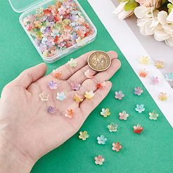 120Pcs 12 Colors Handmade Transparent Lampwork Beads&nbsp;GLAA-PH0004-04