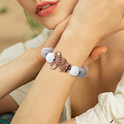 12Pcs 12 Colors Silicone Focal Beads&nbsp;SIL-DC0001-73