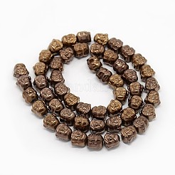 Electroplate Non-magnetic Synthetic Hematite Beads Strands&nbsp;G-J181-08