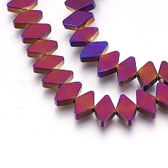 Electroplate Non-magnetic Synthetic Hematite Bead Strands&nbsp;G-I208-18-D-L