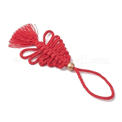 Cotton Christmas Trees Pendant Decoration&nbsp;HJEW-JM03830-03