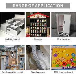 20Sheets Foamed PVC Mould Plates&nbsp;DIY-BC0017-56B