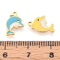 304 Stainless Steel Enamel Charms&nbsp;STAS-T065-50G