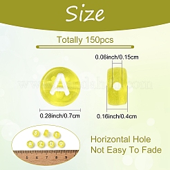 150Pcs Transparent Acrylic Beads&nbsp;TACR-YW0002-32A