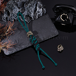 2Pcs Brass European Beads&nbsp;KK-FH0008-13AS