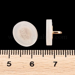 1-Hole Resin Alloy Shank Buttons&nbsp;FIND-B065-03G-07