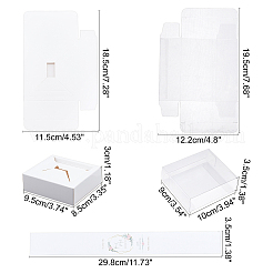 20Pcs Coated Paper Soap Box&nbsp;CON-WH0076-69