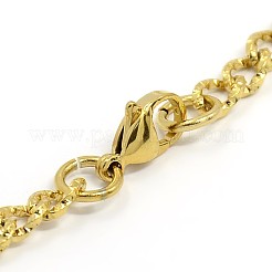 304 Stainless Steel Curb Chain/Twisted Chain Bracelet Making&nbsp;STAS-A028-B142G