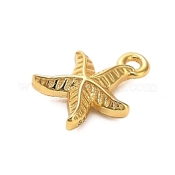 925 Sterling Silver Starfish Charms&nbsp;STER-U009-09G-02