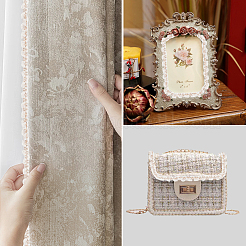Polyester Lace Trim for Curtain&nbsp;OCOR-K007-10B-01