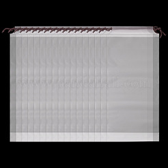 Rectangle Plastic Drawstring Pouches&nbsp;ABAG-TAC0013-25