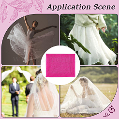 Polyester Mesh Fabric&nbsp;DIY-WH20009-40Q