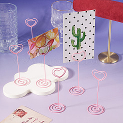 15Pcs Heart Iron Name Card Holder&nbsp;AJEW-TA0003-53