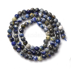 Natural Lapis Lazuli Beads Strands&nbsp;G-RM2025-A41-4mm-B