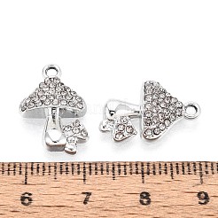 Rack Plating Alloy Rhinestone Pendants&nbsp;PALLOY-T091-25M-P