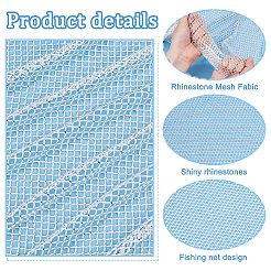 Rhinestone Mesh Fabic&nbsp;SENE-WH0003-53