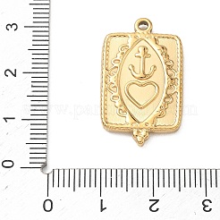 304 Stainless Steel Enamel Pendants&nbsp;STAS-I369-01G