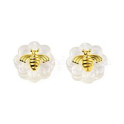 Transparent Spray Painted Glass Beads&nbsp;LAMP-N032-03-A06