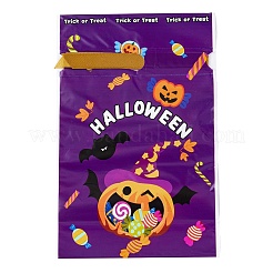 50Pcs Rectangle Halloween Candy Plastic Bags&nbsp;ABAG-U001-01O