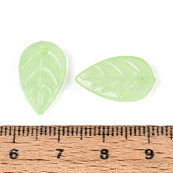 Imitation Jade Acrylic Pendants&nbsp;OACR-T030-27C