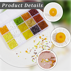 15 Styles Glass Seed & Bugle Beads&nbsp;SEED-PA0001-14D
