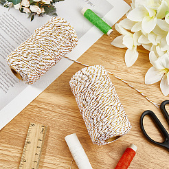 2 Rolls Macrame 2-Ply Cotton Braided Thread&nbsp;MAKN-CY0001-01A