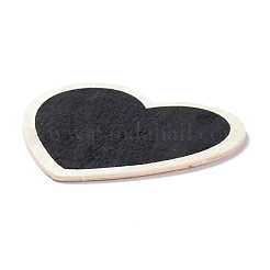 Heart Wooden Mini Chalkboard Signs&nbsp;AJEW-M035-02