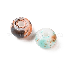 Opaque Spray Painted Glass Beads&nbsp;X1-GLAA-G118-01E