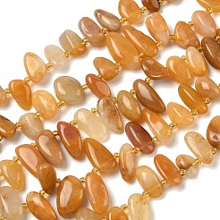 Natural Topaz Jade Beads Strands&nbsp;G-P604-A17-01