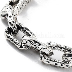 Retro Alloy Cable Chain Bracelets for Women Men&nbsp;BJEW-L684-005AS