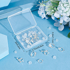 18Pcs 3 Style Brass Clip-on Earring Findings&nbsp;FIND-SC0003-96S