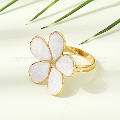 304 Stainless Steel Enamel Cuff Open Rings&nbsp;SA-CBA369F-04G-02