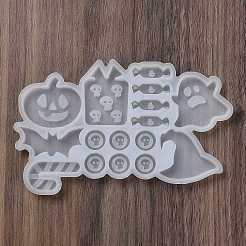 Halloween Theme Ghost/Candy/Bat DIY Silicone Molds&nbsp;DIY-F143-03