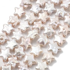 Natural Baroque Keshi Pearl Beads Strands&nbsp;PEAR-P064-04B-02A