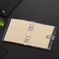 1Pc A6 6-Ring Transparent PVC Binder Covers&nbsp;AJEW-LP0003-15