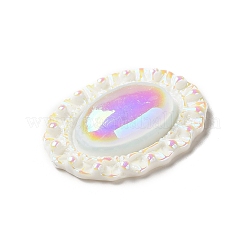 Opaque Resin Cabochons&nbsp;CRES-M014-18