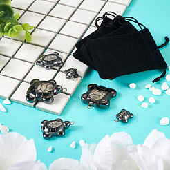 6Pcs 3 Styles Non-magnetic Hematite Pendants&nbsp;G-TA0001-43