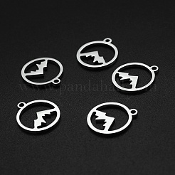 Non-Tarnish 201 Stainless Steel Charms&nbsp;STAS-N090-LA003