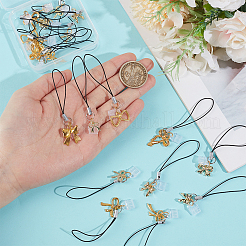 20Pcs 10 Style Alloy Mobile Straps&nbsp;HJEW-OC00112