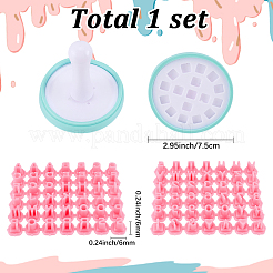 1 Bag Letter & Number PP Plastic Cookie Stamps&nbsp;DIY-SC0033-88