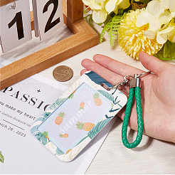 Leaf Pattern Plastic Name Card Holders&nbsp;AJEW-WH20020-070