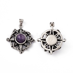Natural Amethyst Pendants&nbsp;KK-A173-07AS-02