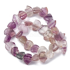 Natural Purple Fluorite Beads Strands&nbsp;G-F783-G04-01