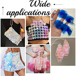 50G Ornament Accessories PVC Paillette/Sequins Pendants&nbsp;PVC-CY0001-01B