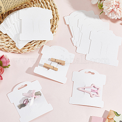 100Pcs Blank Paper Hair Clip Display Cards&nbsp;CDIS-SP0001-36