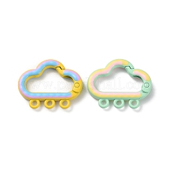 Spray Painted Alloy Spring Gate Ring&nbsp;PALLOY-Z018-01