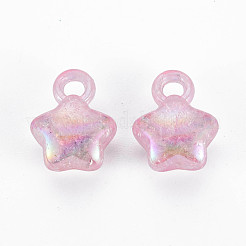 Transparent Crackle Acrylic Pendants&nbsp;MACR-S373-63-L05